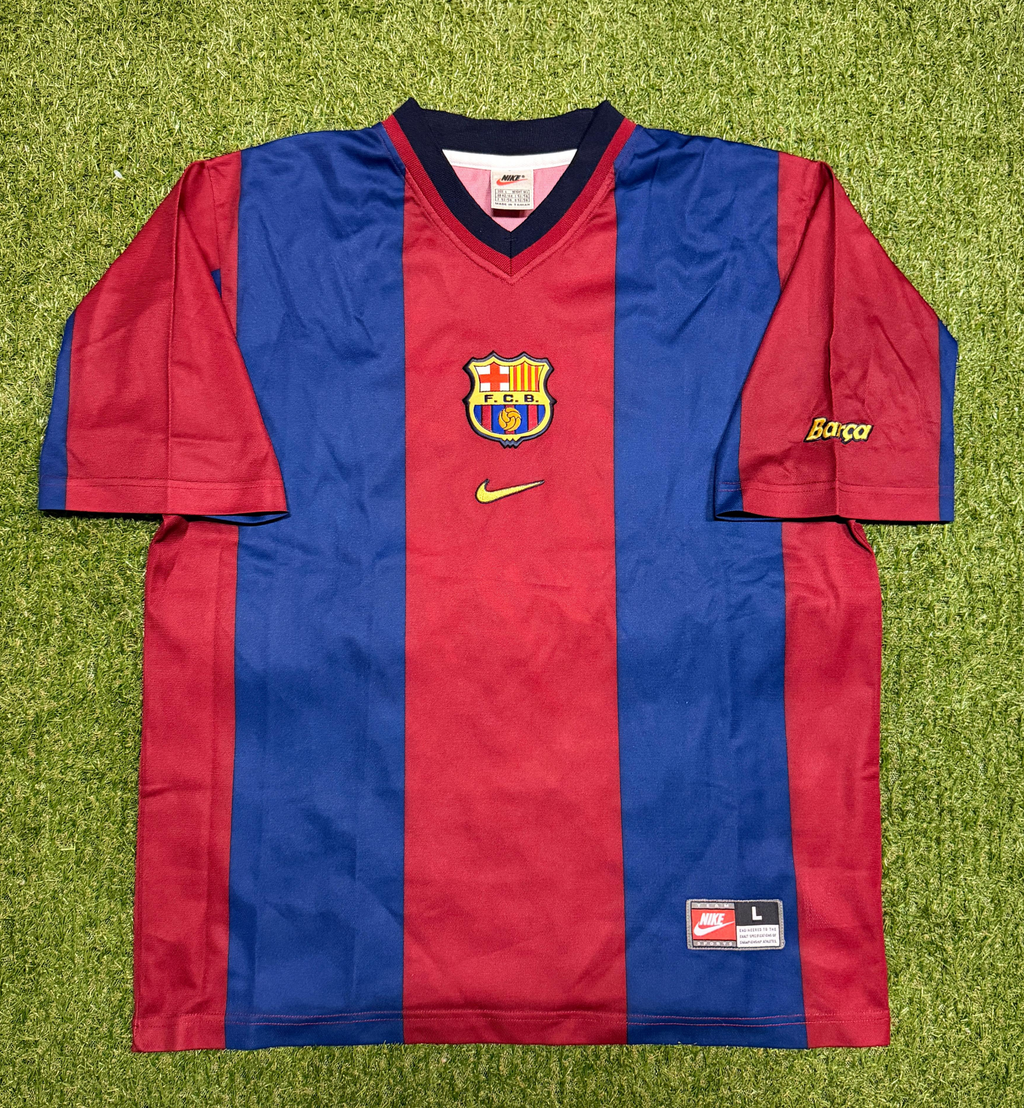 FC Barcelona 1998-99 Rivaldo #11 Heim Trikot