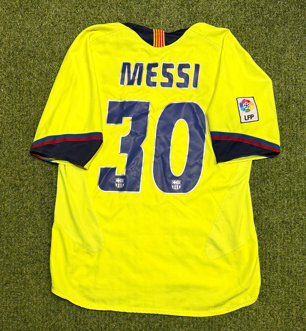 FC Barcelona 2005-06 Messi #30 Auswärts Trikot