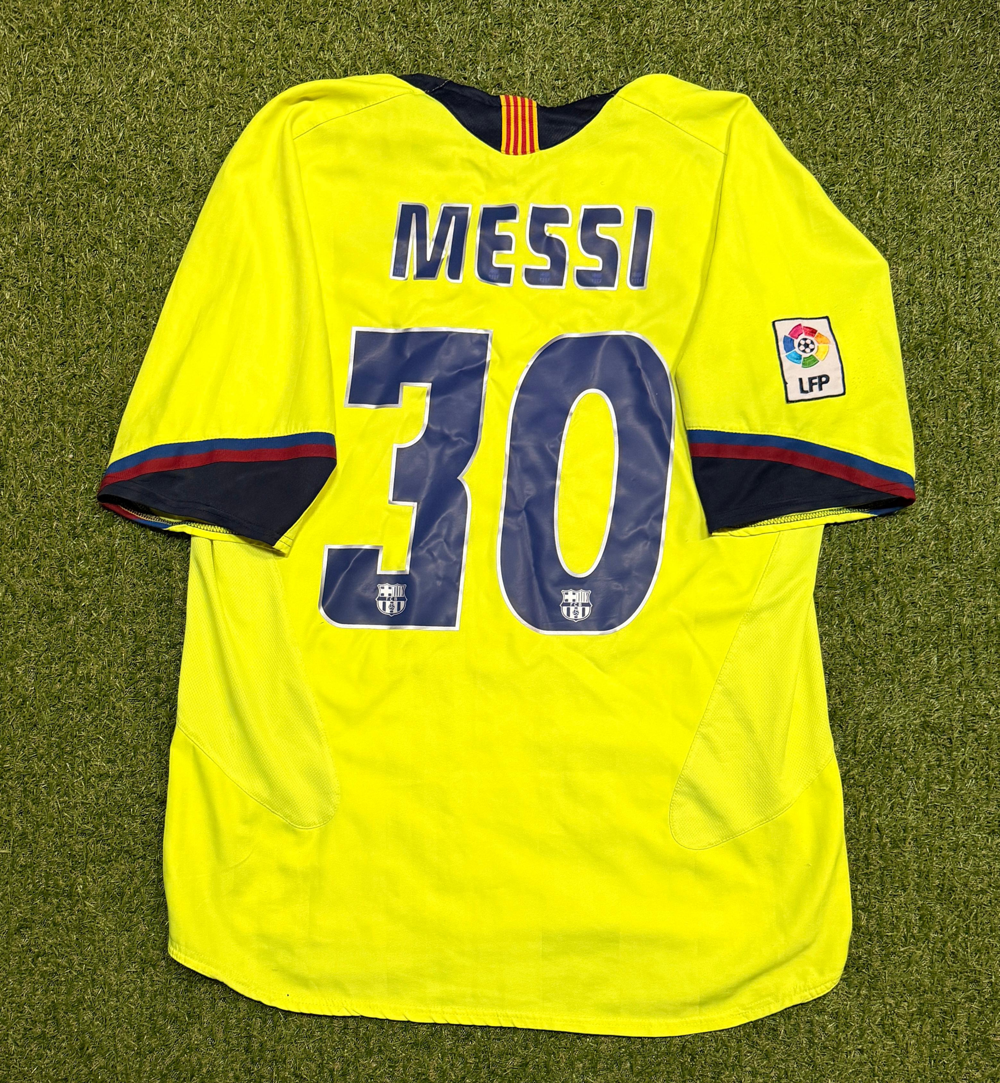 FC Barcelona 2005-06 Messi #30 Auswärts Trikot