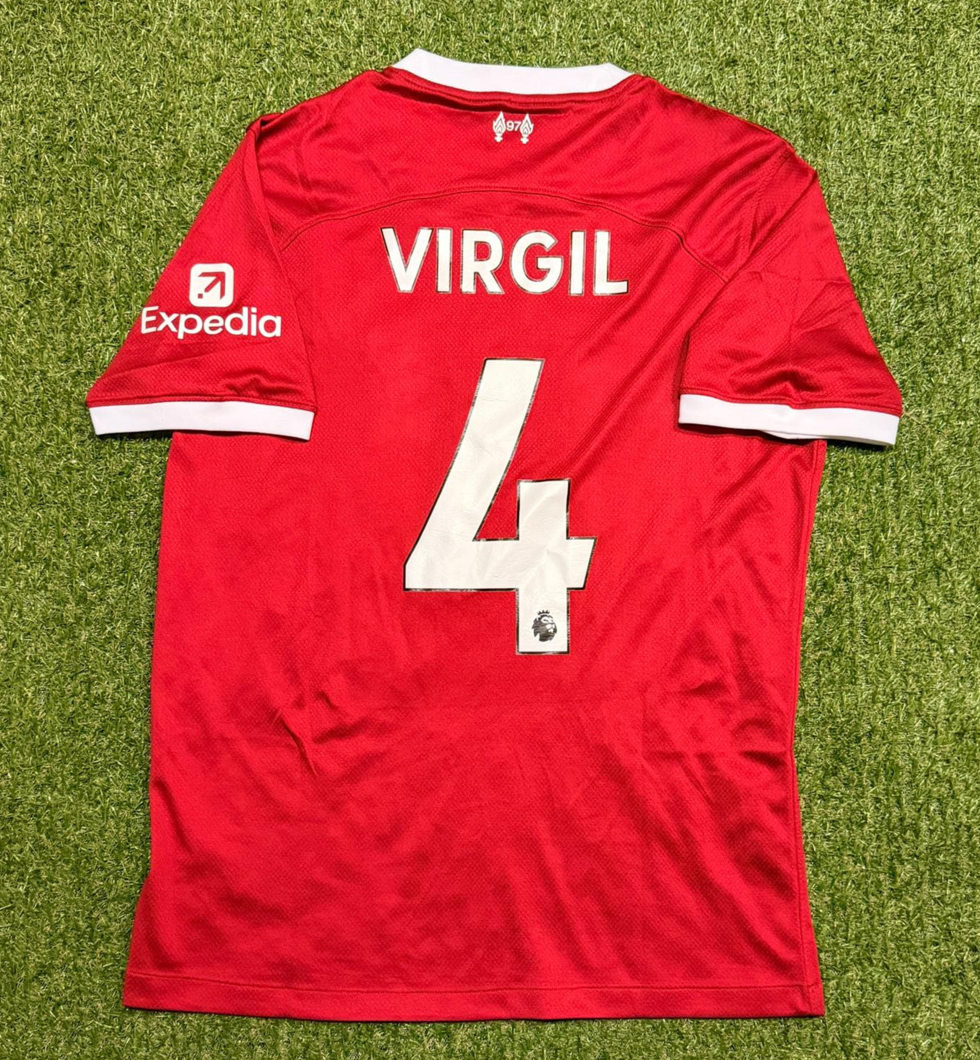 FC Liverpool 2023-24 Van Dijk #4 Heim Trikot