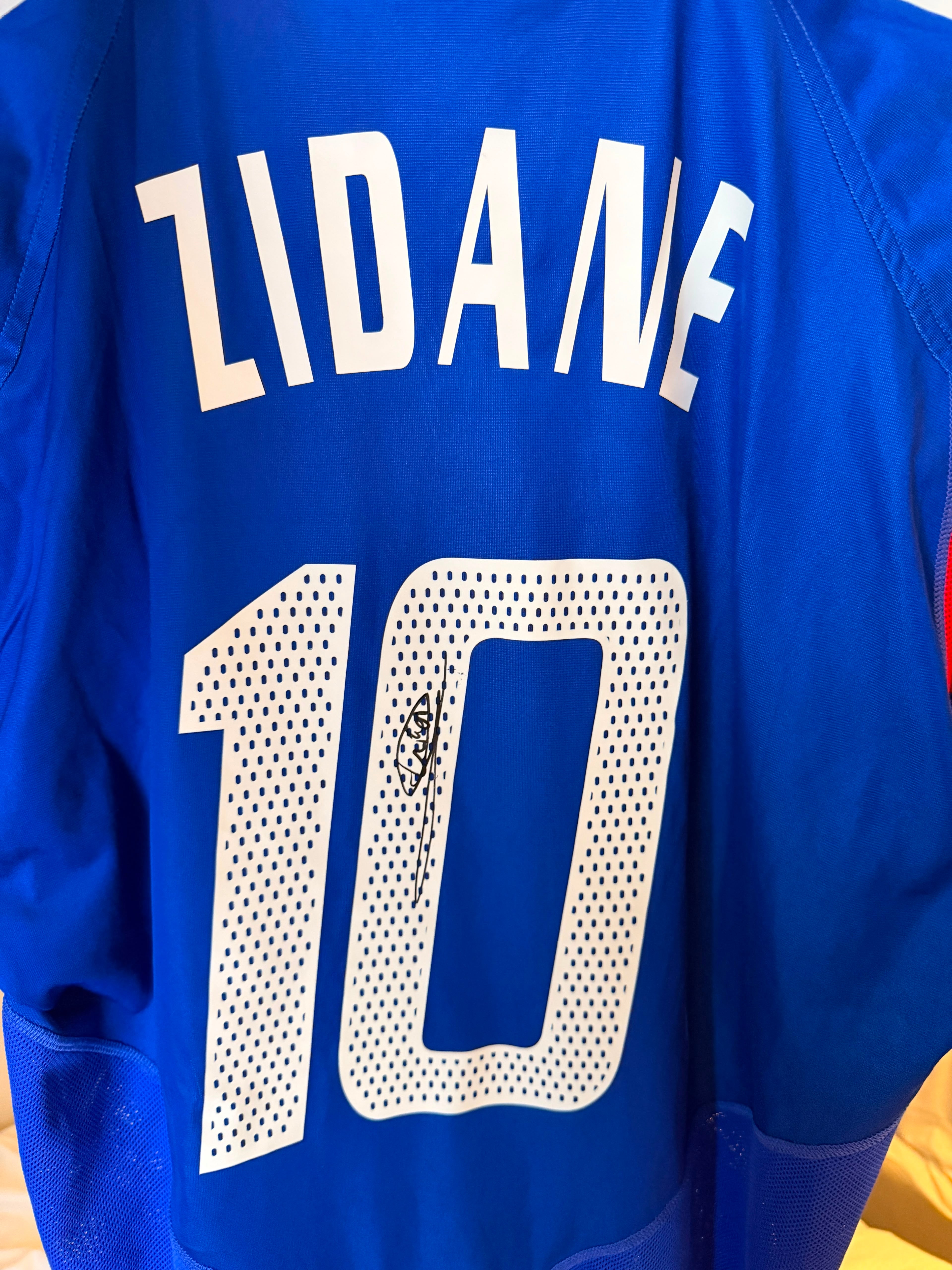 Signiertes Zidane Trikot Zahlung 1/2