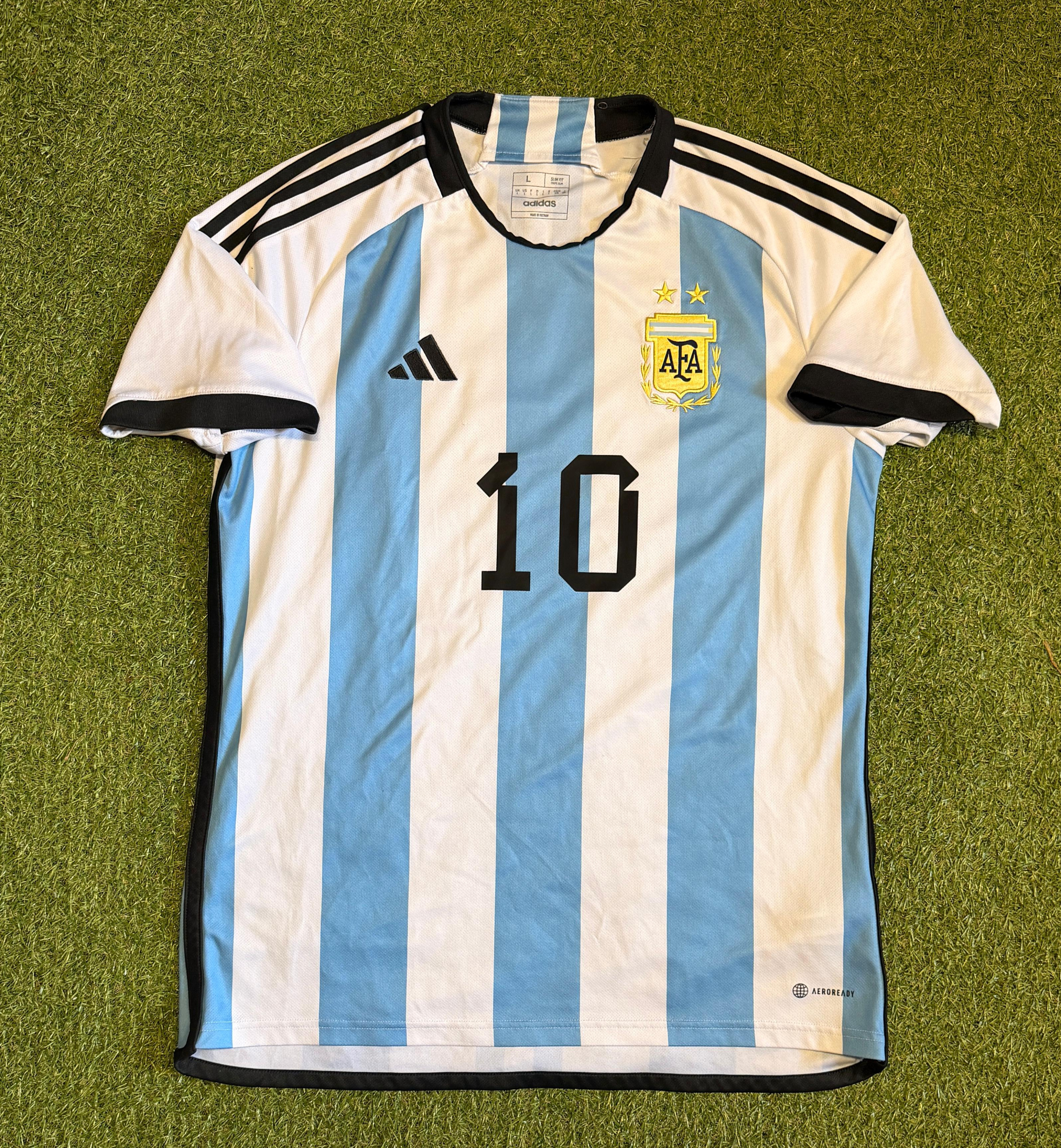 Argentinien 2024-25 Lionel Messi #10 Heim Trikot (Größe L)