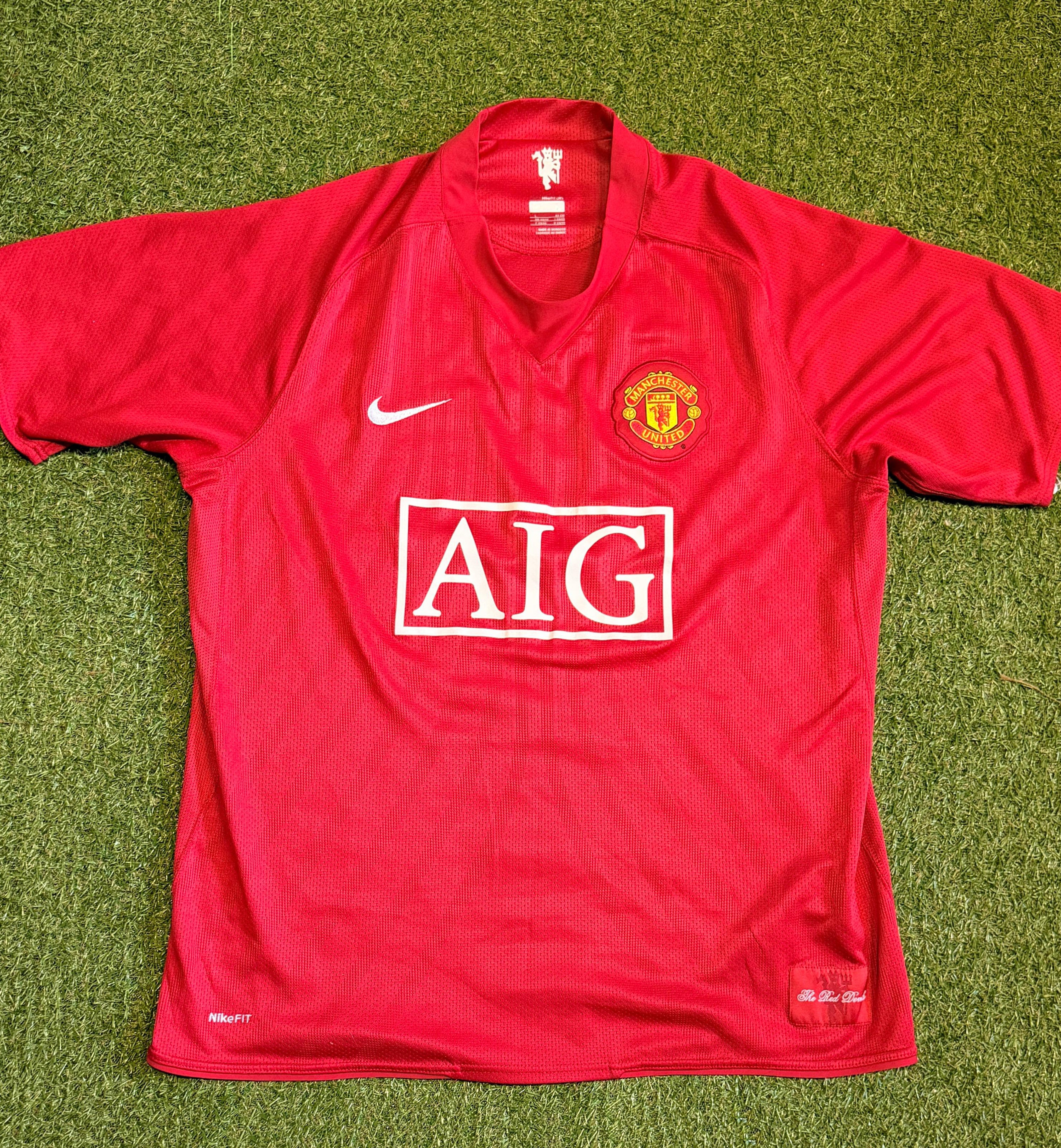 Manchester United 2008-09 Cristiano Ronaldo #7 Heim Trikot (Größe L)