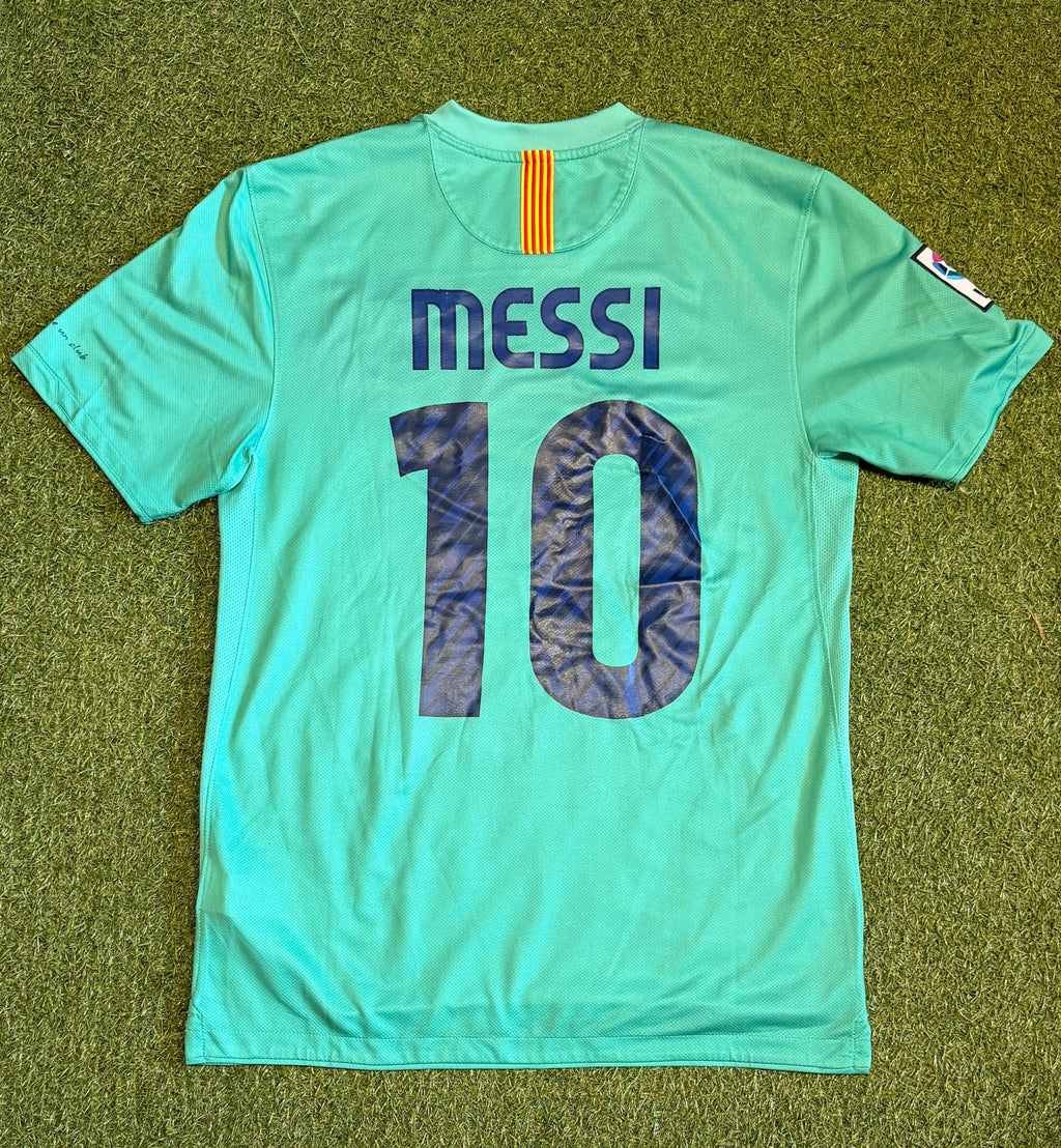 FC Barcelona 2010-11 Lionel Messi #10 Auswärts Trikot (Größe M)