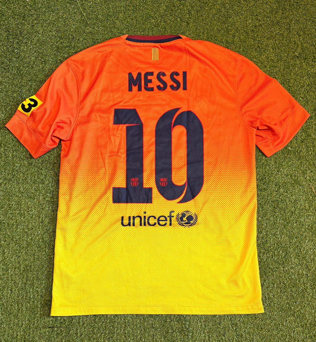 FC Barcelona 2012-13 Lionel Messi #10 Auswärts Trikot (Größe M)