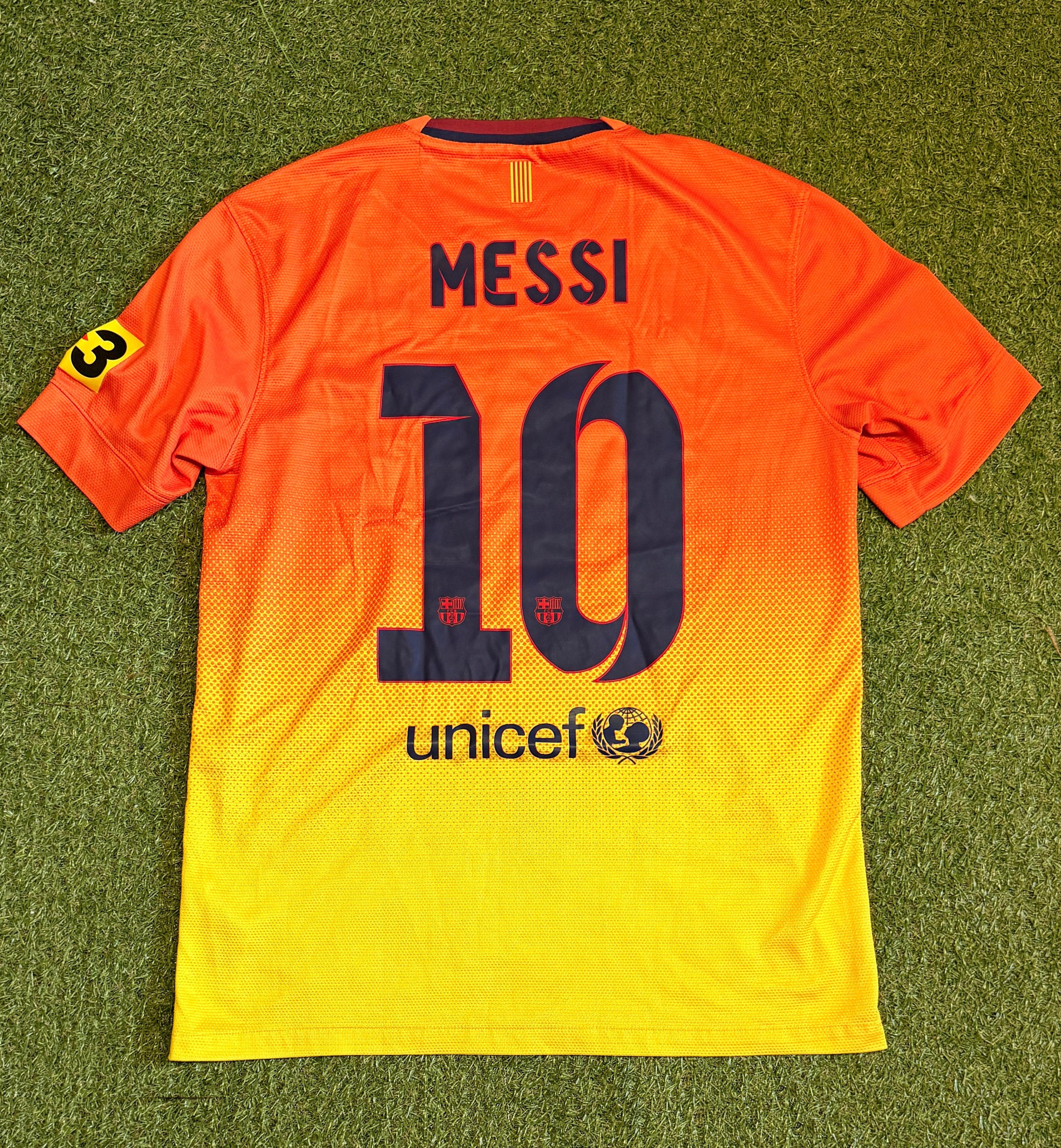 FC Barcelona 2012-13 Lionel Messi #10 Auswärts Trikot (Größe M)