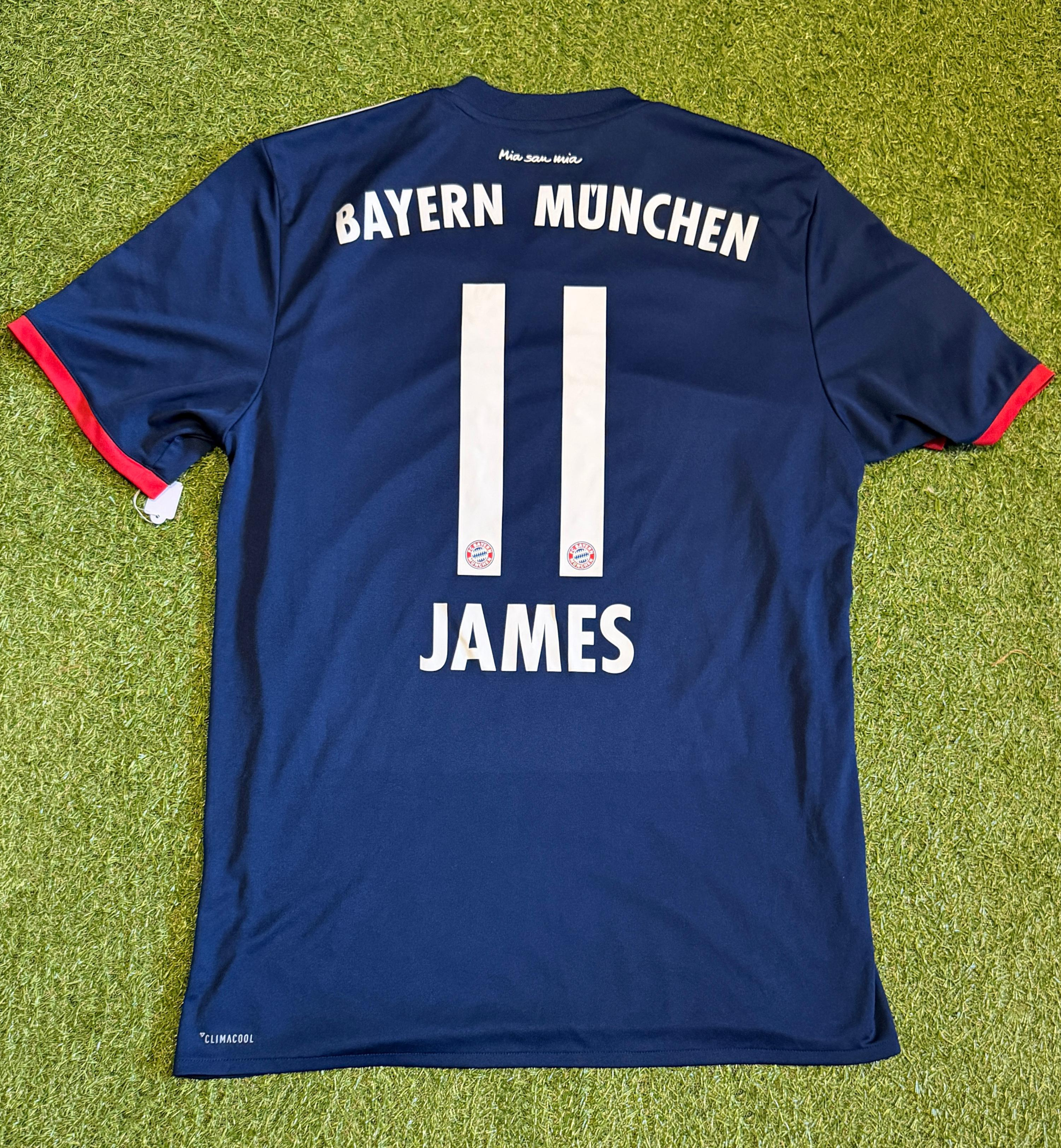 FC Bayern München 2017-18 James Rodríguez #11 Auswärts Trikot (Größe M)
