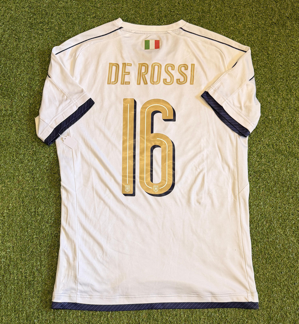 Italien 2016-17 Daniele De Rossi #16 Heim Trikot (Größe M)