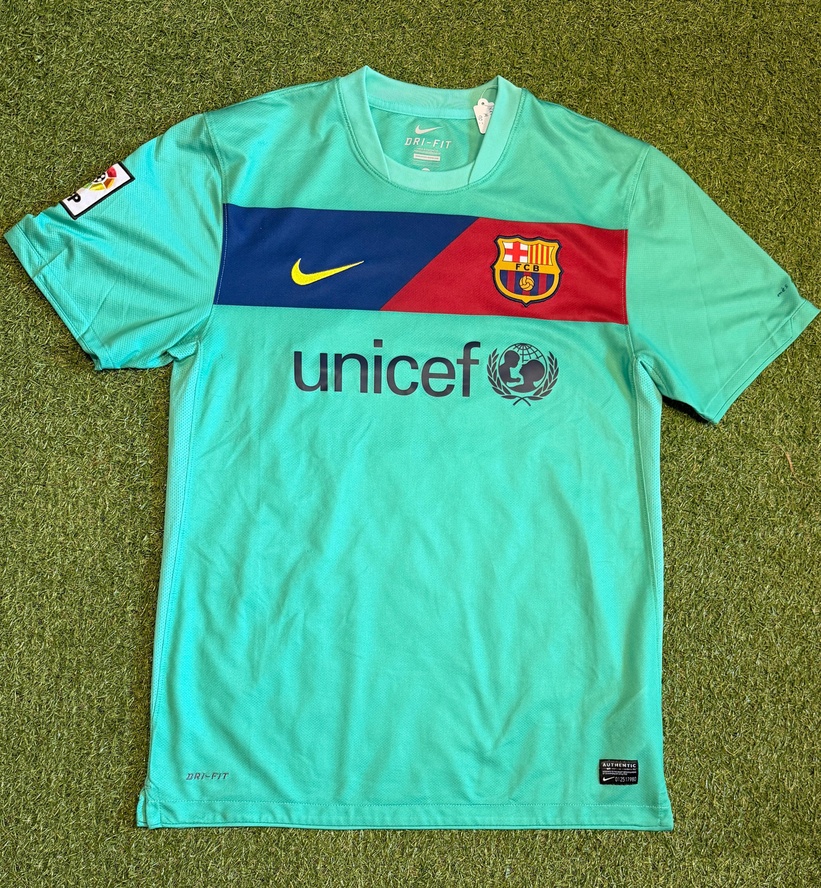 FC Barcelona 2010-11 Lionel Messi #10 Auswärts Trikot (Größe M)