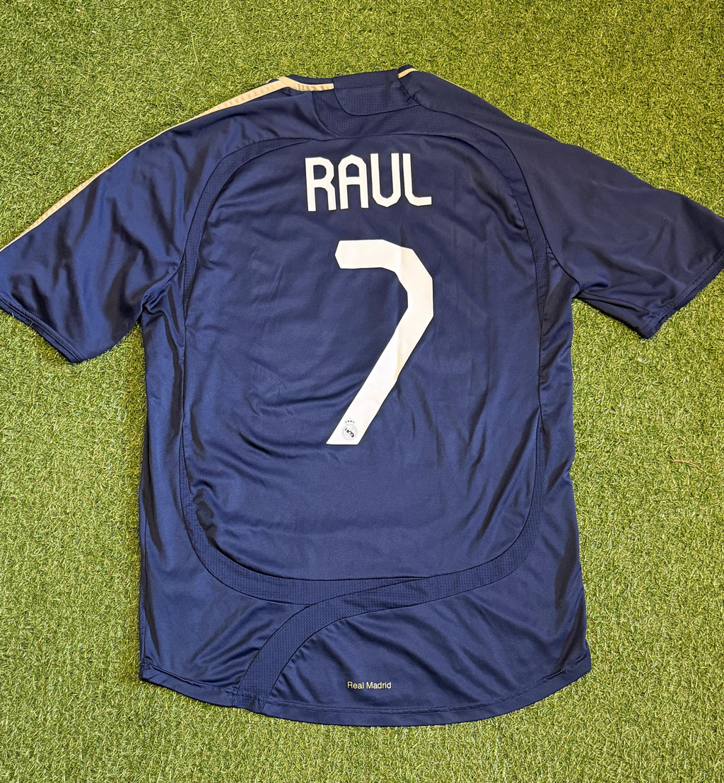 Real Madrid 2007-08 Raúl #7 Auswärts Trikot (Größe L)
