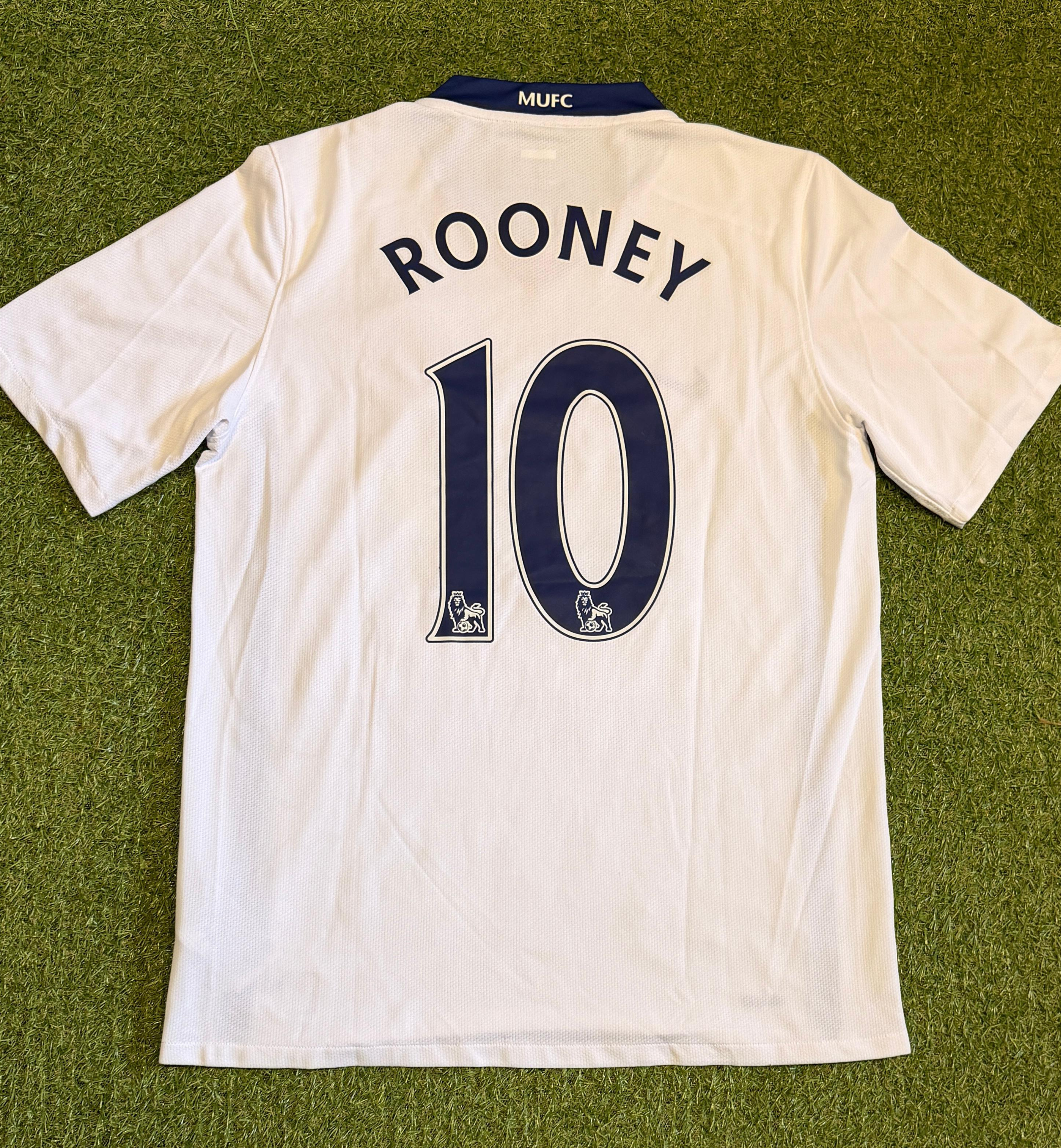 Manchester United 2008-09 Wayne Rooney #10 Auswärts Trikot (Größe S)